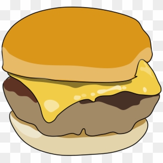 Cheeseburger Hamburger Burger Png Image - Transparent Breakfast Sandwich Clip Art