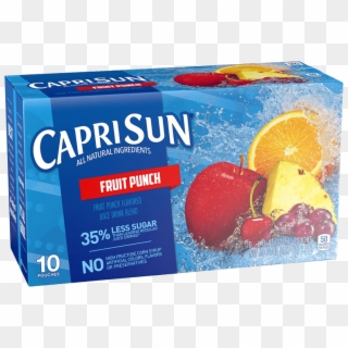Capri Sun Juice Drink - Capri Sun Fruit Punch Clipart