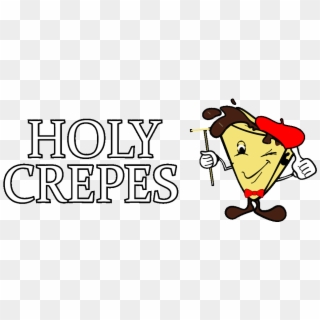 Welcome To The Holy Crepes Food Truck - Crepe Cartoon Clipart