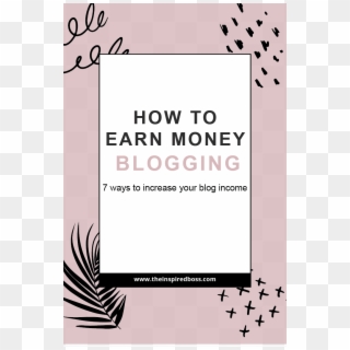 How To Earn Money Blogging - Calligraphy Clipart
