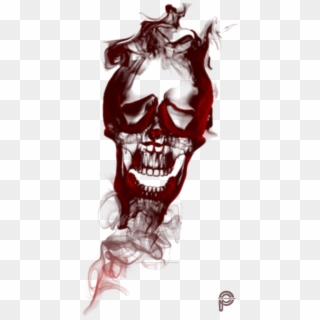 #smokeeffect #skullhead #red #skull #smoke #picsartpassion - Transparent Skull Smoke Png Clipart