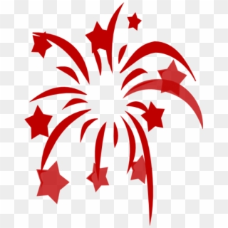 Chinese New Year Fireworks Clipart - Fourth Of July Fireworks Icon - Png Download