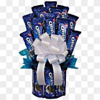 #blue #white #bow #oreos #cookies #sweet #gift #present - Walmart Oreo Bouquet Clipart