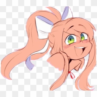 Monika Sticker - Cartoon Clipart