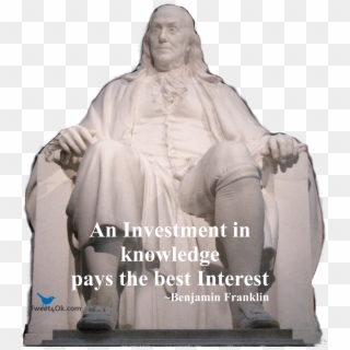 An Investment In Knowledge Pays The Best Interest ~ - Franklin Institute, Ben Franklin Statue Clipart