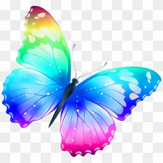Mariposa Briceyd - Mariposas De Colores Brillantes Clipart