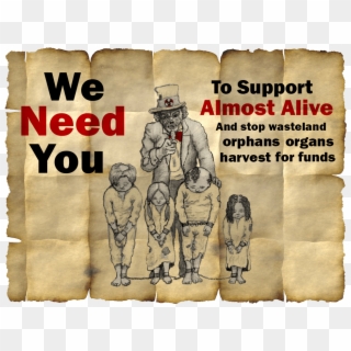 Support Almost Alive On My Patreon Page - Poster Clipart