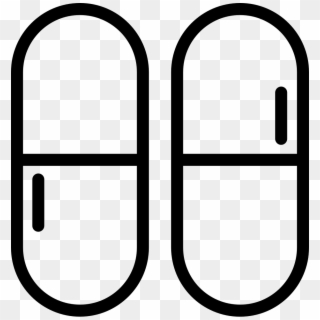 Png File - Two Capsules Clipart