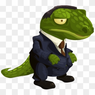 Alligator Crocodile Suit Cartoon Png Image - Alligator In A Suit Clipart