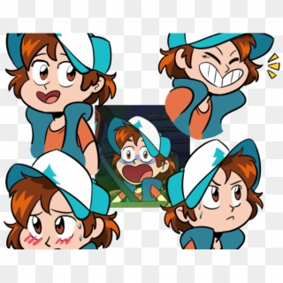 Apocalyptic Clipart Gravity Falls - Gravity Fall Dipper Anime - Png Download