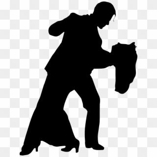 Dancing Couples Silhouette Png - Man And Women Dancing Clipart