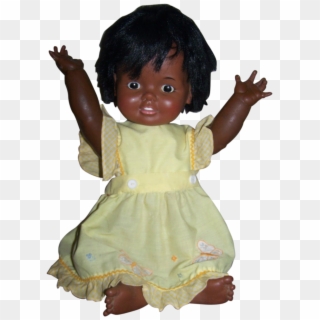 Afro American/black Ideal Baby Crissy , Png Download - Doll Clipart