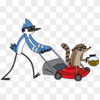 Mordecai And Rigby Cool - Regular Show Png Clipart