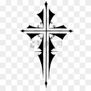 Free Png Cross Tatto Png Image With Transparent Background - Transparent Cross Tattoo Png Clipart