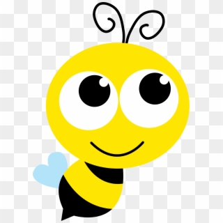 Bee Clipart Face - Abelha Minus - Png Download