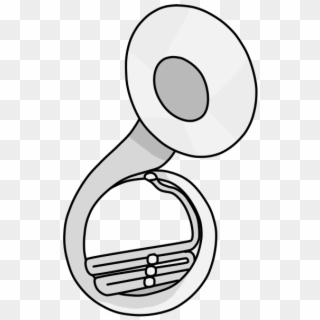 Png Library Stock Sousaphone At Getdrawings Com Free - Sousaphone Clipart Black And White Transparent Png