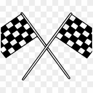 Transparent Checkered Flag Clipart - Png Download