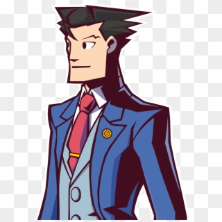Ace Attorney Phoenix Wright - Green Detective Ghost Trick Clipart