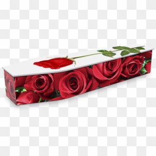 Red Roses Coffin Clipart