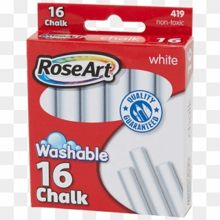 Washable White Chalk - Rose Art Clipart