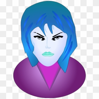 Woman Angry Face - Angry Woman Face Png Clipart