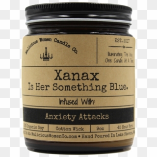 Xanax Is Her Something Blue - Label Clipart