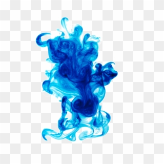 Beautiful Blue Smoke Material - Efectos Humo De Colores Png Clipart