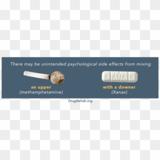 Org The Dangers Of Using Methamphetamine With Xanax - Xanax Dangers Clipart
