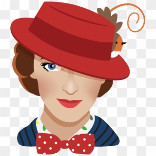 Mary Poppins Returns Twitter Emoji - Mary Poppins Returns Clip Art - Png Download