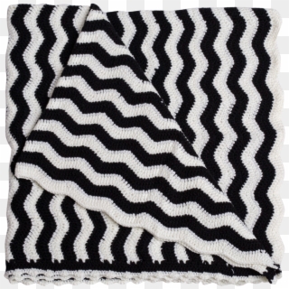 1024 X 1024 3 - Lines Black And White Crochet Blanket Clipart