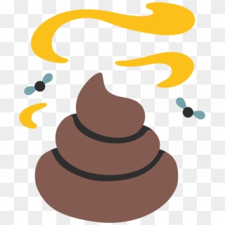 Smelling Poo Emoji - Transparent Background Poop Emoji Clipart