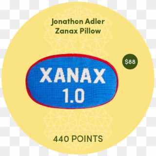 Jonathan Adler Xanax Pillow - Circle Clipart