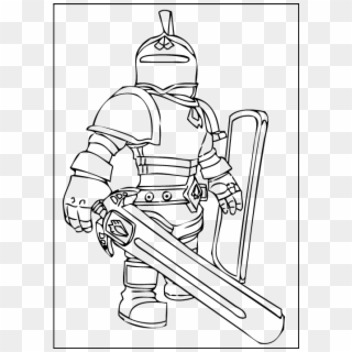 A Free Printable Roblox Knight Coloring Page - Roblox Ninja Coloring Pages Clipart