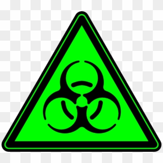 Biohazard Symbol Clipart Official - Radioactive Symbol Green Png Transparent Png