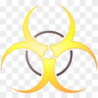Biohazard Symbol Clipart Transparent Background - Free Biohazard Sign Vector - Png Download