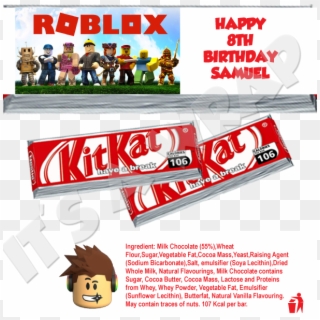 Roblox Kitkat Wrappers - Kit Kat Clipart