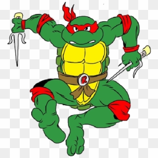 Teenage Mutant Ninja Turtles Clip Art - Teenage Mutant Ninja Turtles Cartoon Raphael - Png Download