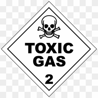 Toxic Symbol Transparent Transparent Background - Toxic Gas Symbol Clipart