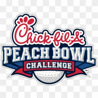 Chick Fil A Peach Bowl Challenge Png Logo - Chick Fil A Peach Bowl Clipart