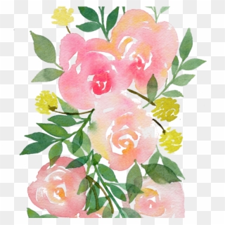 15 Flowers Watercolor Png For Free Download On Mbtskoudsalg - Pink Transparent Watercolor Flowers Clipart