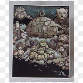 Teenage Mutant Ninja Turtles - Painting Clipart