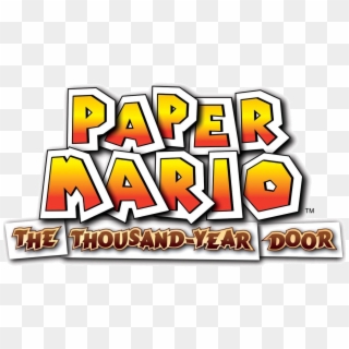 Best Paper Mario Game - Paper Mario Thousand Year Door Title Clipart