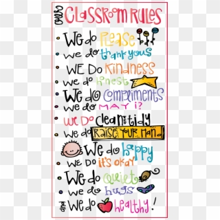 Classroom Rules Melonheadz Colored 862×1,600 Pixels - Rule Of My Room Clipart