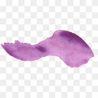 Purple Watercolor Png - Purple Paint Stroke Png Clipart
