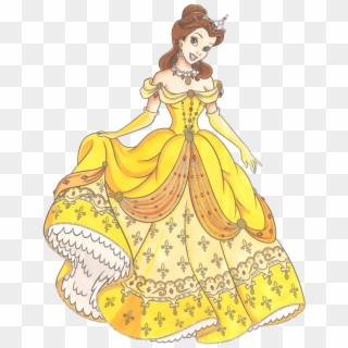 Gorgeous Princess Belle - Princess Belle Clipart