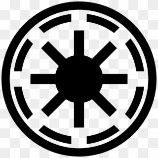 Emblem Of The Galactic Republic - Star Wars Galactic Republic Logo Clipart