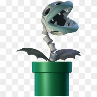 Its Appearance Is Unsettling At Best - Mario Bone Piranha Plant Clipart