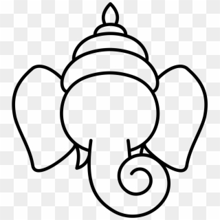 Noun Project Ganesha Icon Cc Svg Wikimedia - Ganpati Icon Clipart