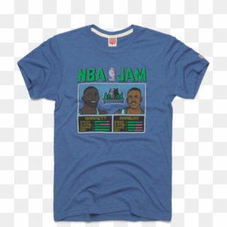Buy Nba Jam Minnesota Timberwolves Retro Basketball - Nba Jams T Shirt Clipart