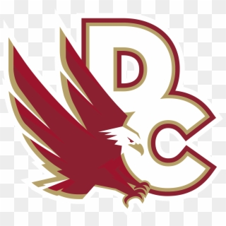 Delaware Christian School - Eagle Maroon Logo Clipart